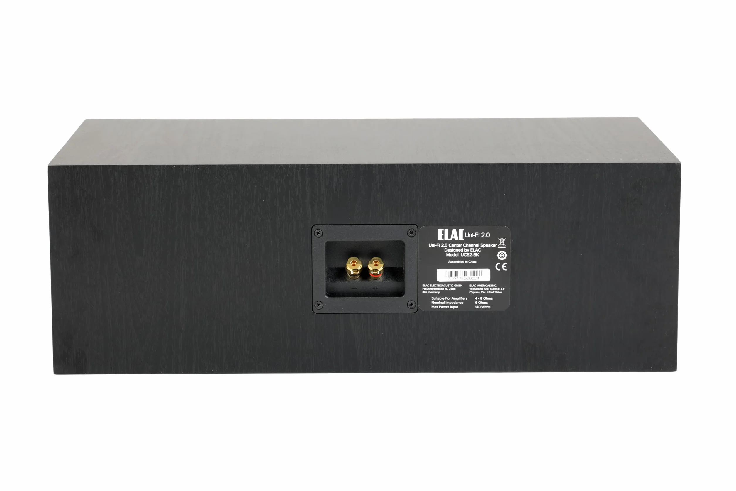 Elac Uni-Fi 2.0 UC52 Głośnik Centralny Czarny