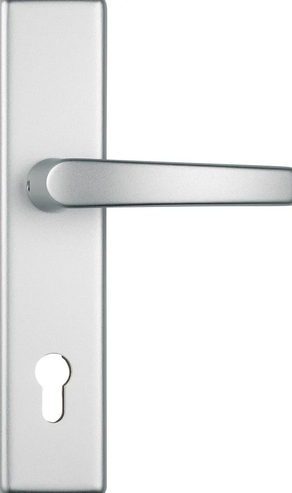 ABUS Okucie ochronne do drzwi HLZS814 F1 aluminium z ochroną cylindra kwadratowe 20351