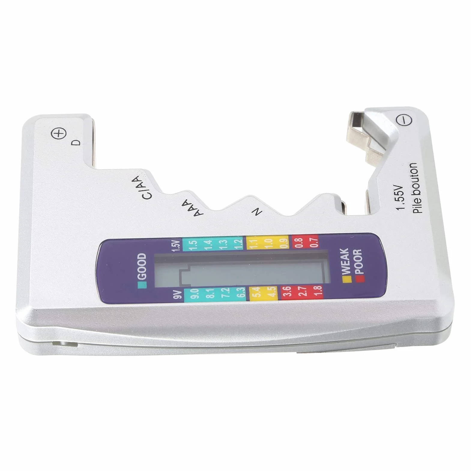 Tester Baterii Uniwersalny Mały do Litowych C/D/9V/AA/AAA/1.5V - Tester Baterii