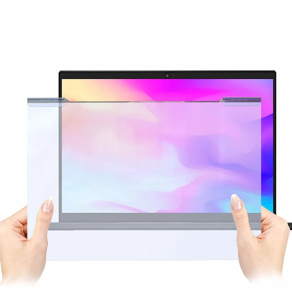 Zdejmowany Laptop Przeciw Niebieski Ekran, Anty-glare Anty-blate światło Laptopa Ochrona Filtra Filtra Blokującego światło Błękitne-laptop Powszechny i ​​Monitor Ramy Monitor