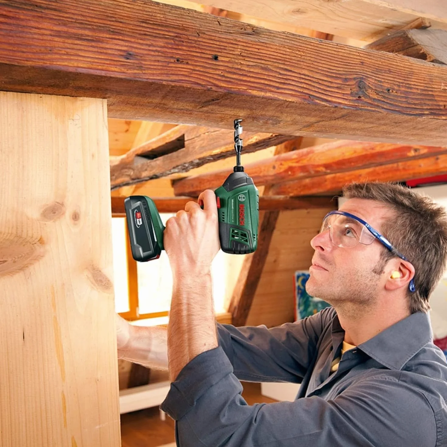 Bosch AdvancedImpactDrive Akumulatorowa Wiertarka Kombi 18V