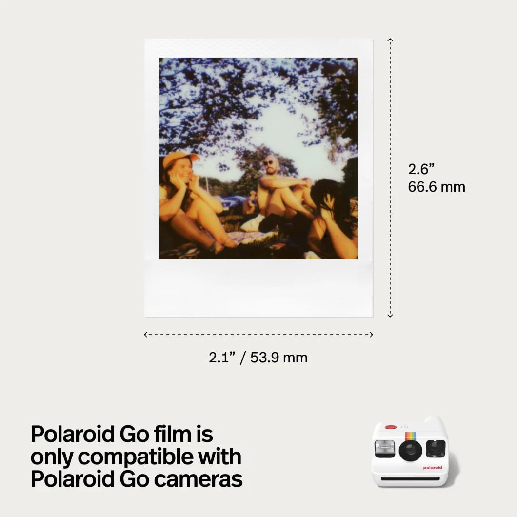 Polaroid Go Gen2 9096 Aparat Fotograficzny, Czarny, 15 Wkładów