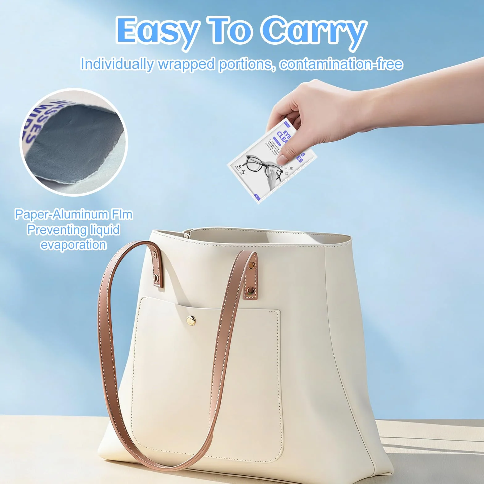 Flintronic Opakowanie 120 chusteczek czyszczących, chusteczki do czyszczenia soczewek okularów, aparatów, lornetek i ekranów telefonów
