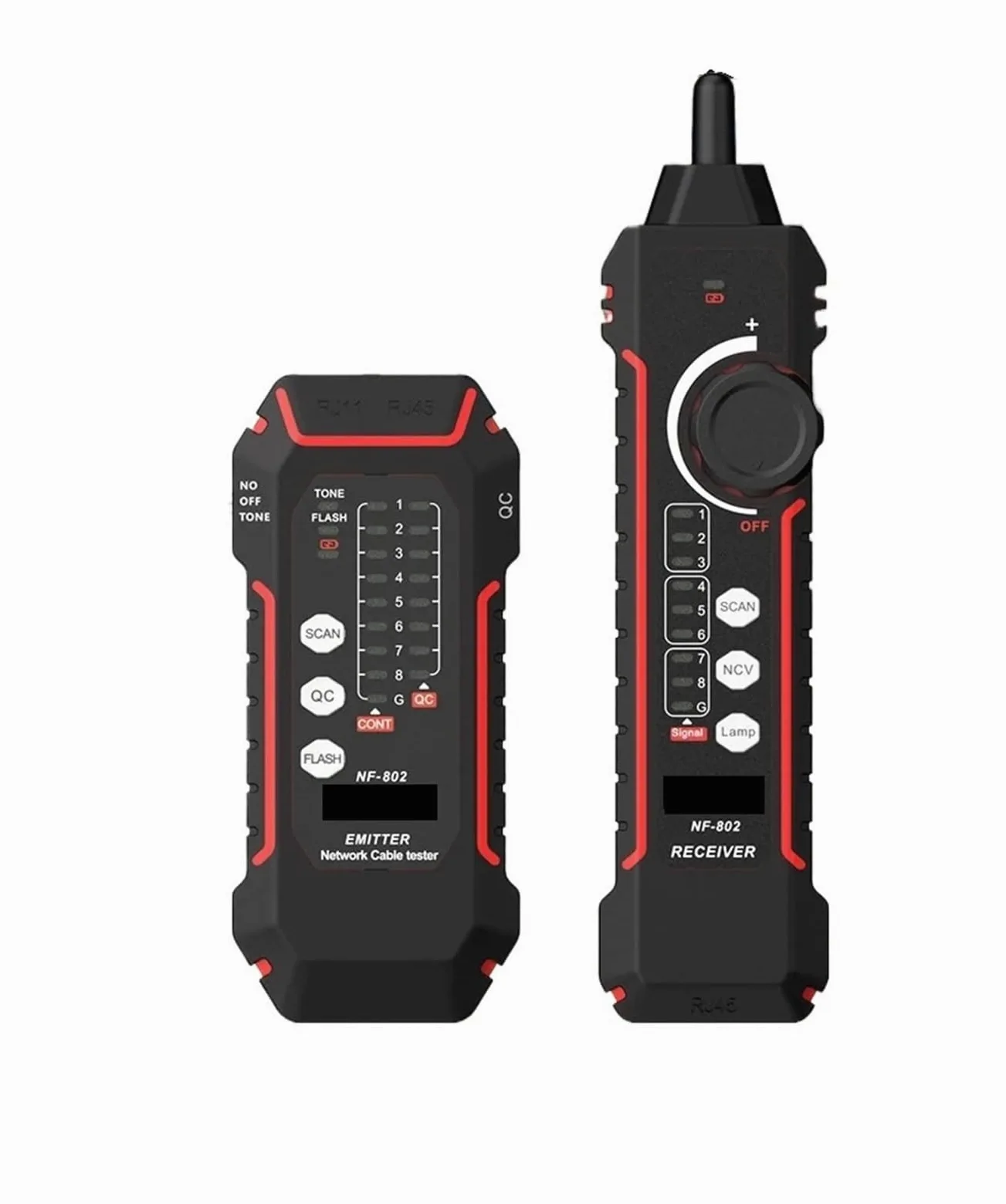 Tester Sieci, Tester kabli sieciowych RJ11 RJ45 Lokalizator przewodów Cat5 Cat6 Narzędzia sieciowe