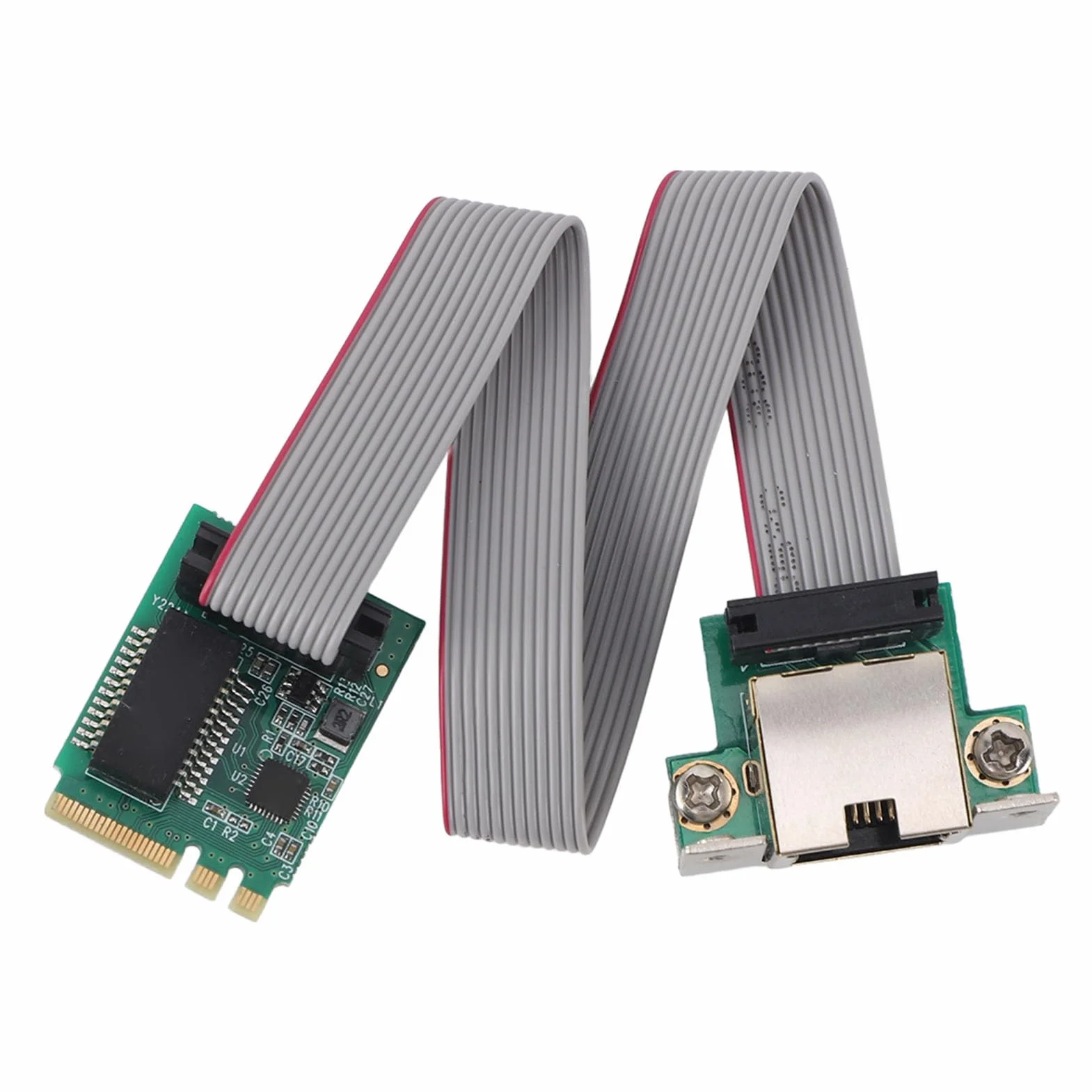 Karta Ethernet M.2 2.5G RTL8125B Karta Sieci Sterowania Przemysłowego Przemysłowa Karta Sieciowa PCIExpress RJ45 M.2 A E do Karty Gigabit Ethernet RTL8111H