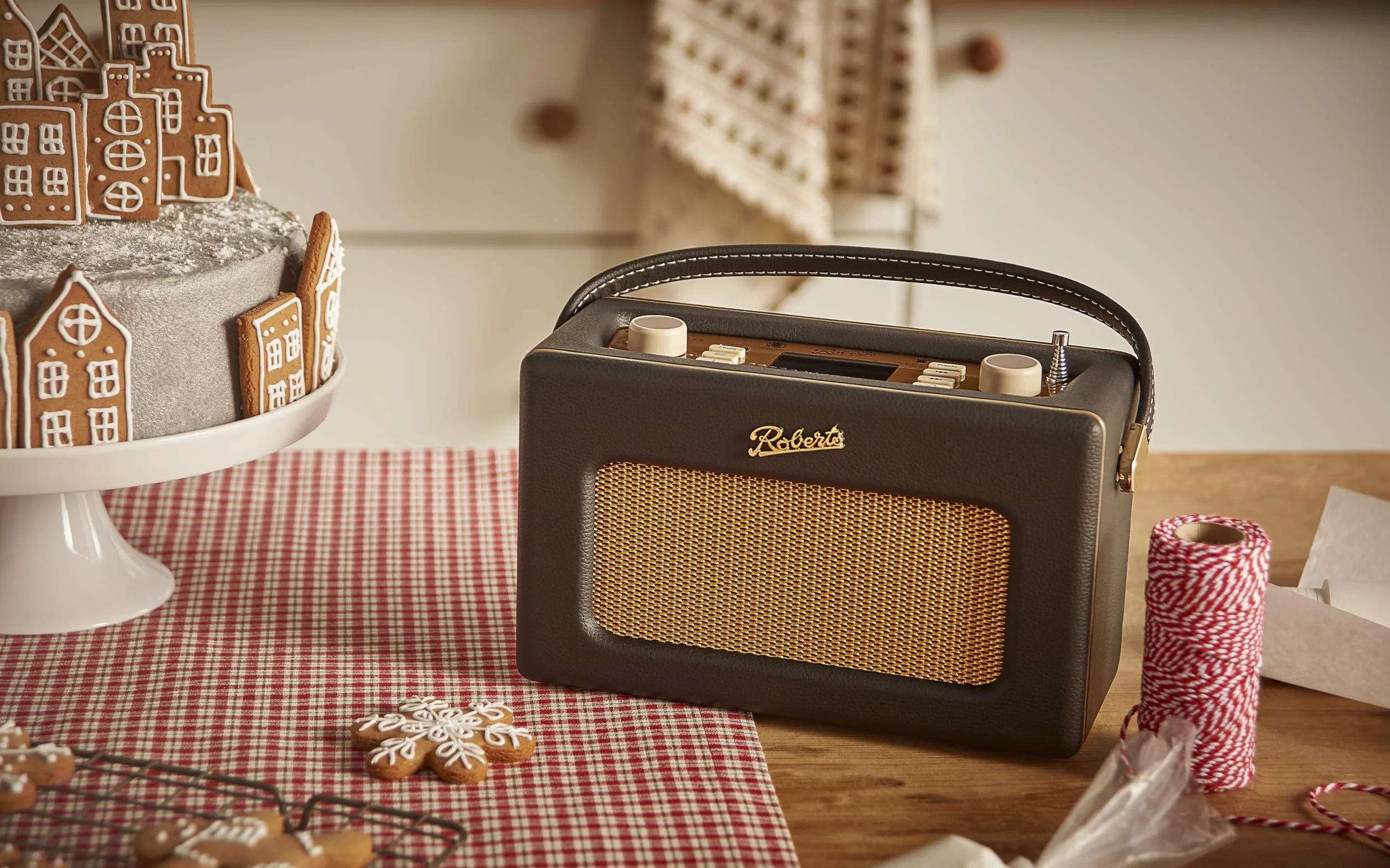 Roberts Revival Uno BT DAB+ FM Bluetooth Przenośne radio budzikowe, ciemnozielony