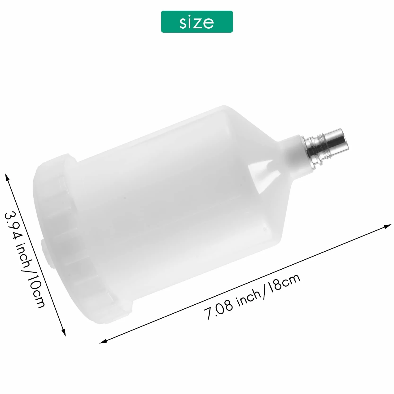 600 ml tworzywo sztuczne Hvlp malowanie filiżanka garnek do Sata Sprayer Cup przyłącze Jet