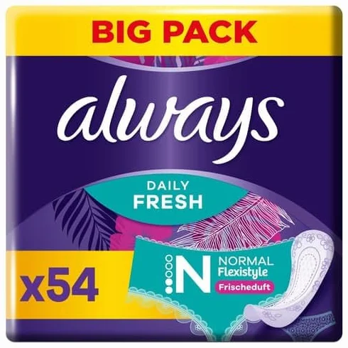 always Wkładka higieniczna normalna Flexistyle Fresh BigPack 54