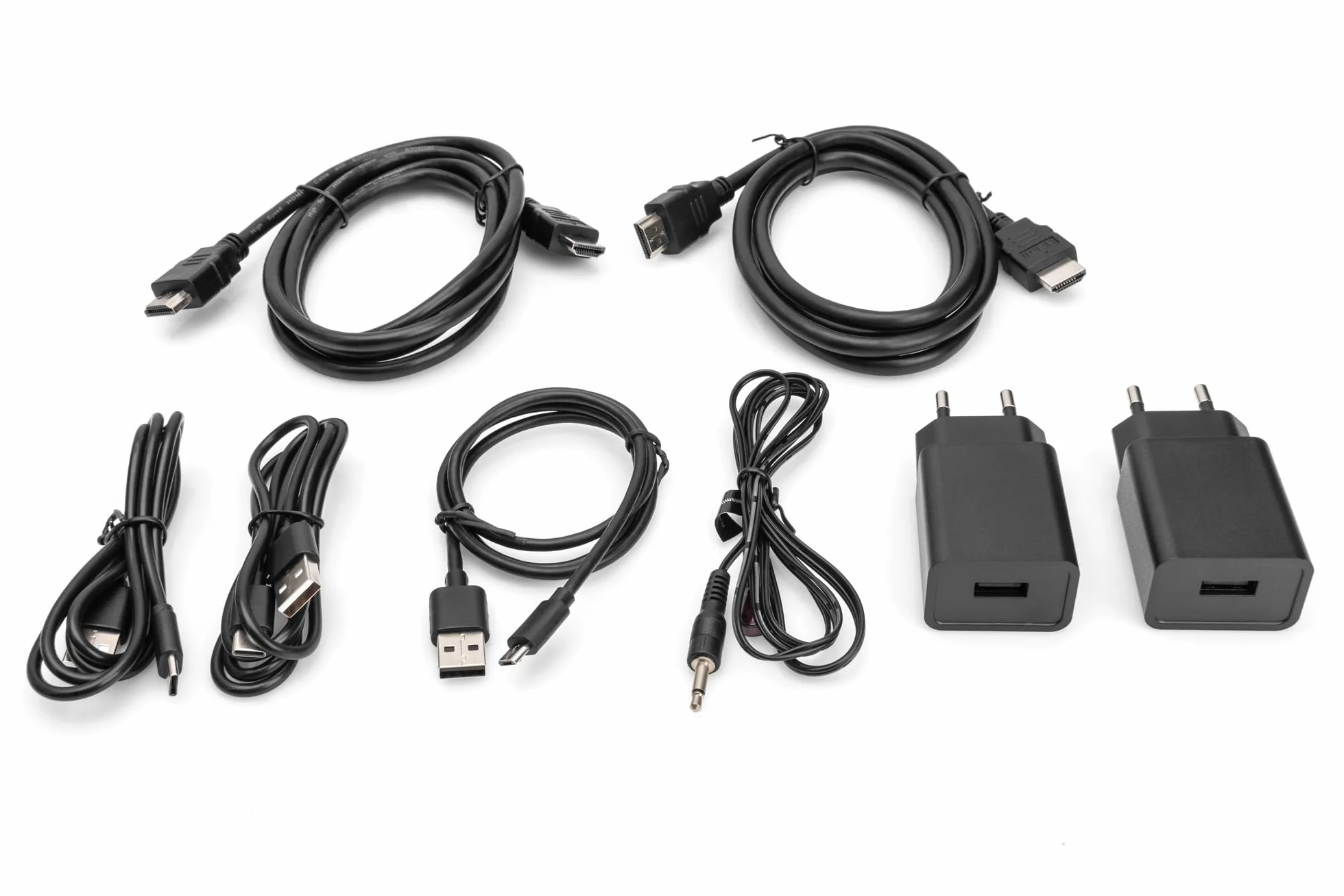DIGITUS DS-55328 Bezprzewodowy przedłużacz KVM HDMI 1x4 UHD 4K 30 Hz Zasięg 150 m Zestaw nadajnika i odbiornika Loop-Out IR HDMI 2.0 HDCP 2.2