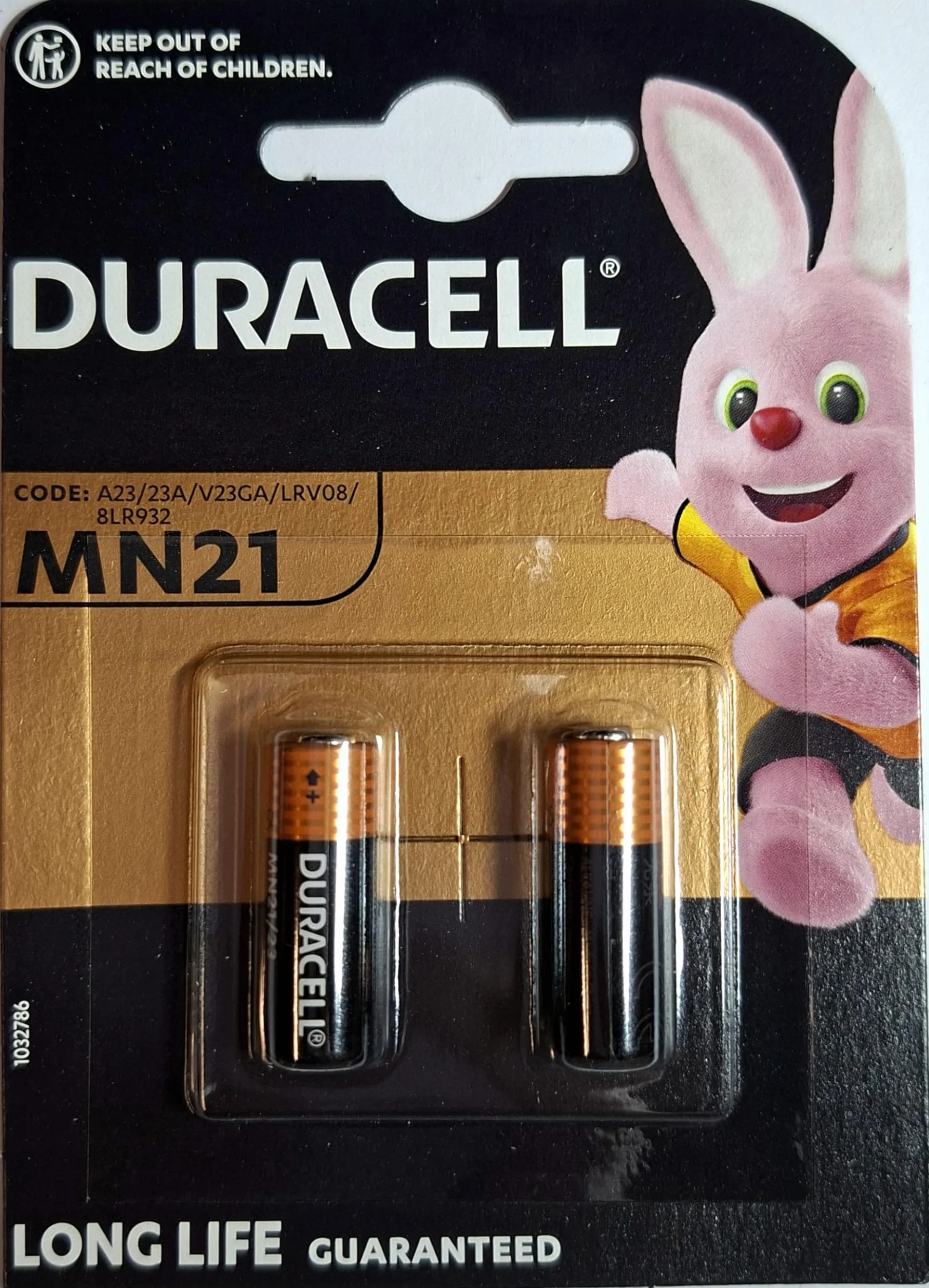 Duracell MN21 A23 23A V23GA LRV08 8LR932 baterie alkaliczne 2 sztuki