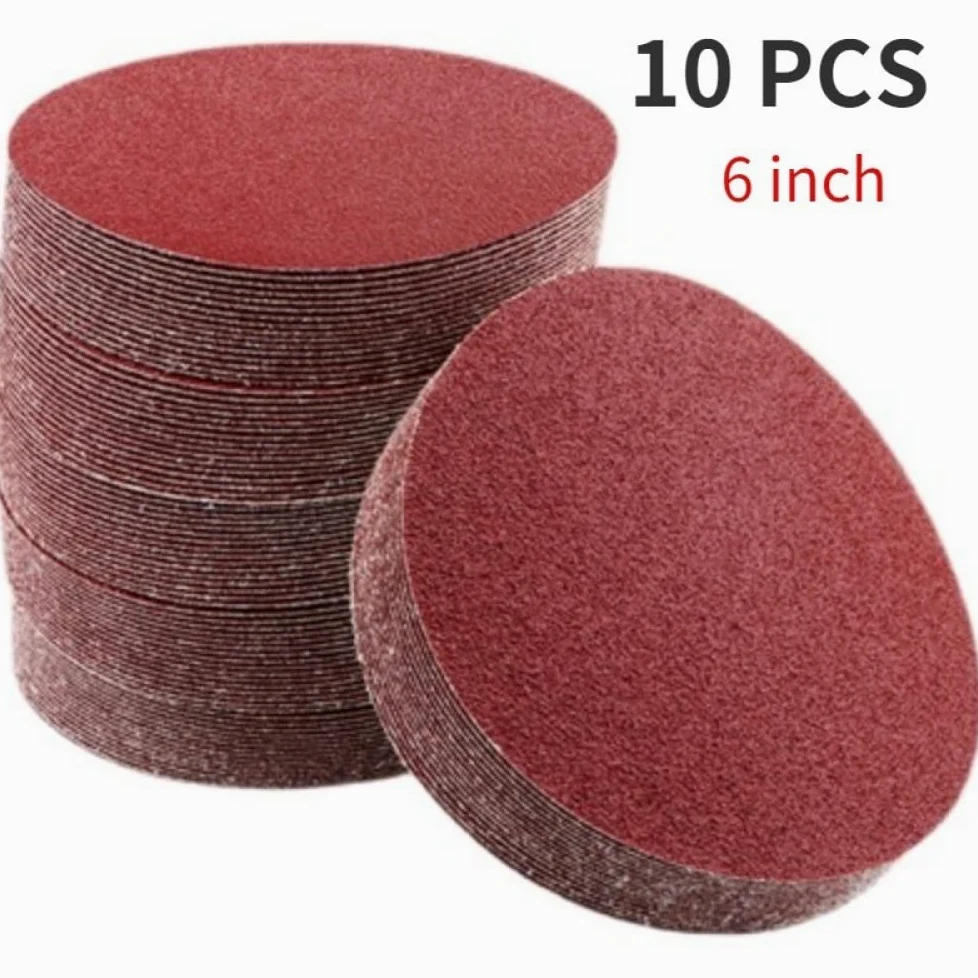 10 sztuk 6 cali 150mm okrągły dysk ścierny 60-5000 ziarna Pad polerski papier szlifierski arkusze ścierne do polerowania, 2000