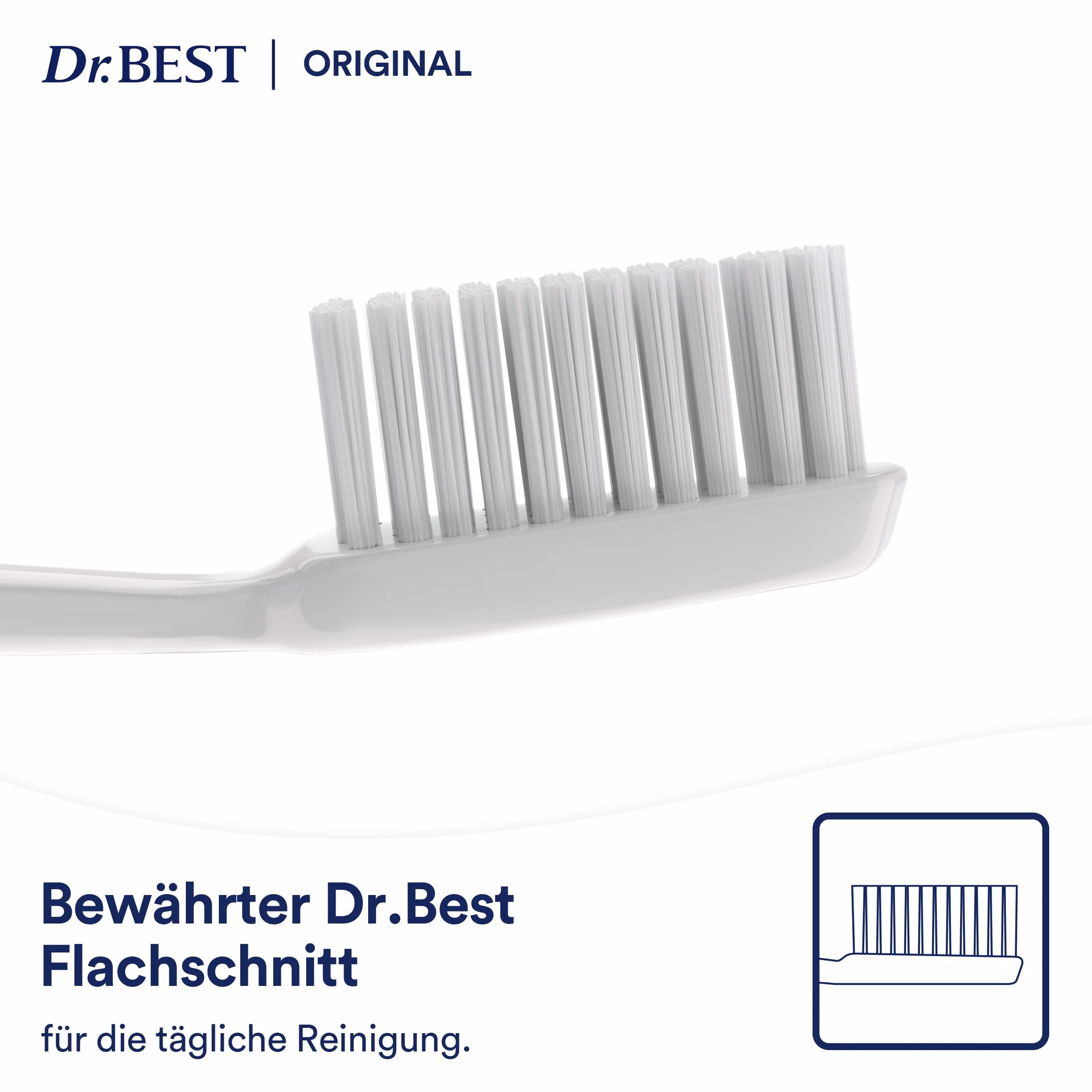 Dr. Best Oryginalna szczoteczka do zębów, miękka, 1 sztuka