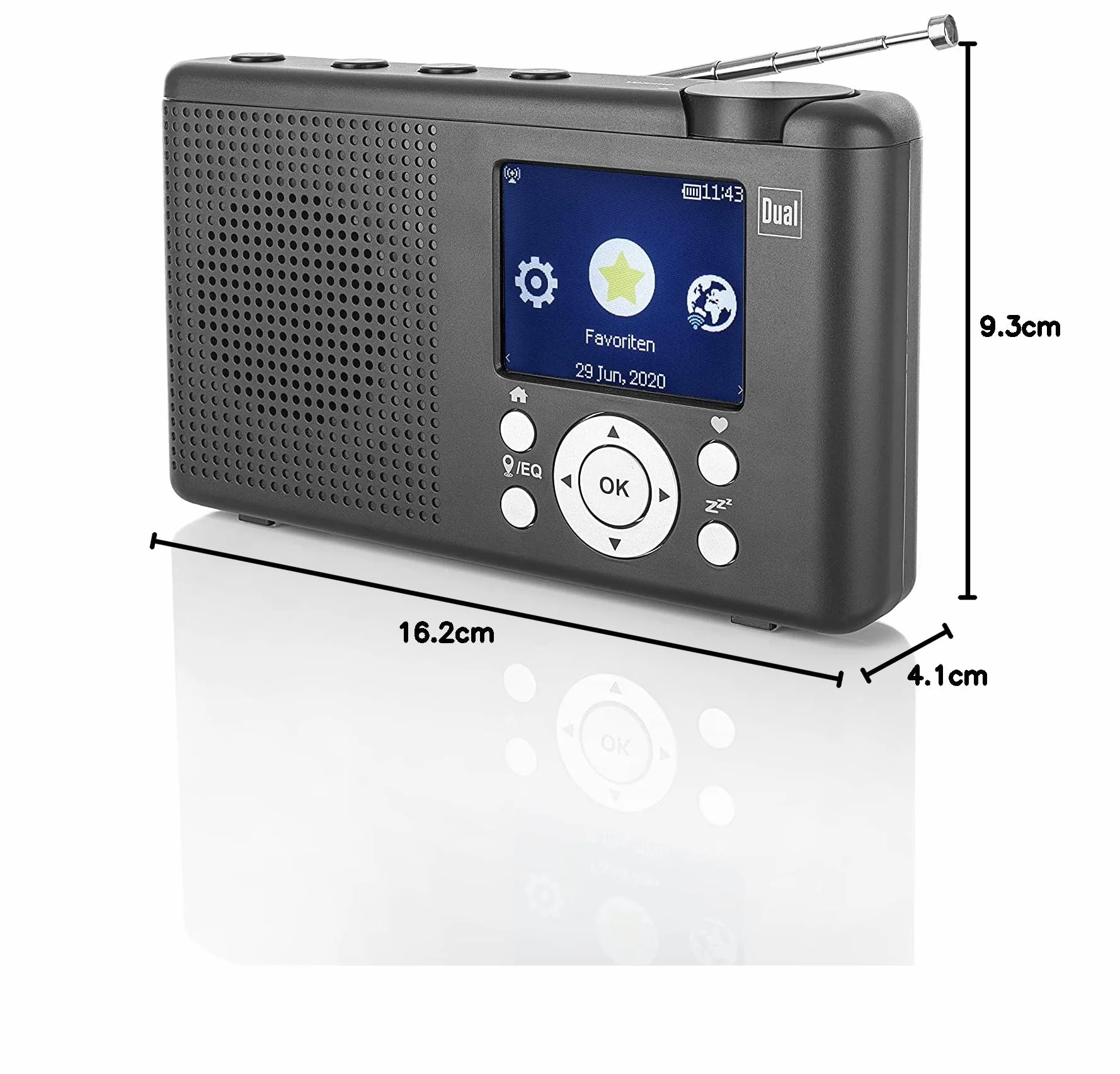 Dual MCR 200 internetowe radio stołowe DAB+ FM Bluetooth USB