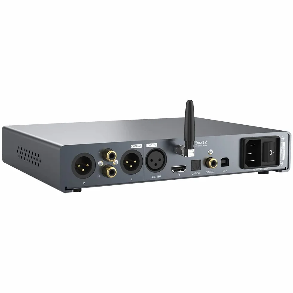 LOXJIE D40Pro DAC, ES 9039MS Pro Chip, Bluetooth DAC Audio, HiFi, dekoder wzmacniacz słuchawkowy, MQA Full Decoder, OPA1612, obsługa transportu DSD, XU-316, z pilotem zdalnego sterowania