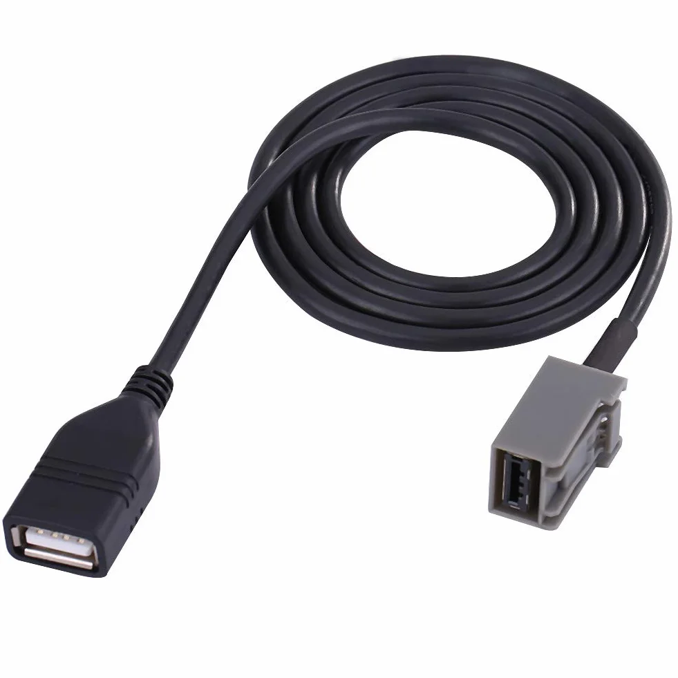 Akcesoria samochodowe MDI AMI kabel AUX 2.0 USB muzyka adapter interfejsu audio 60cm MP3 WMA kabel do ładowania przedłużacz do 2009 r