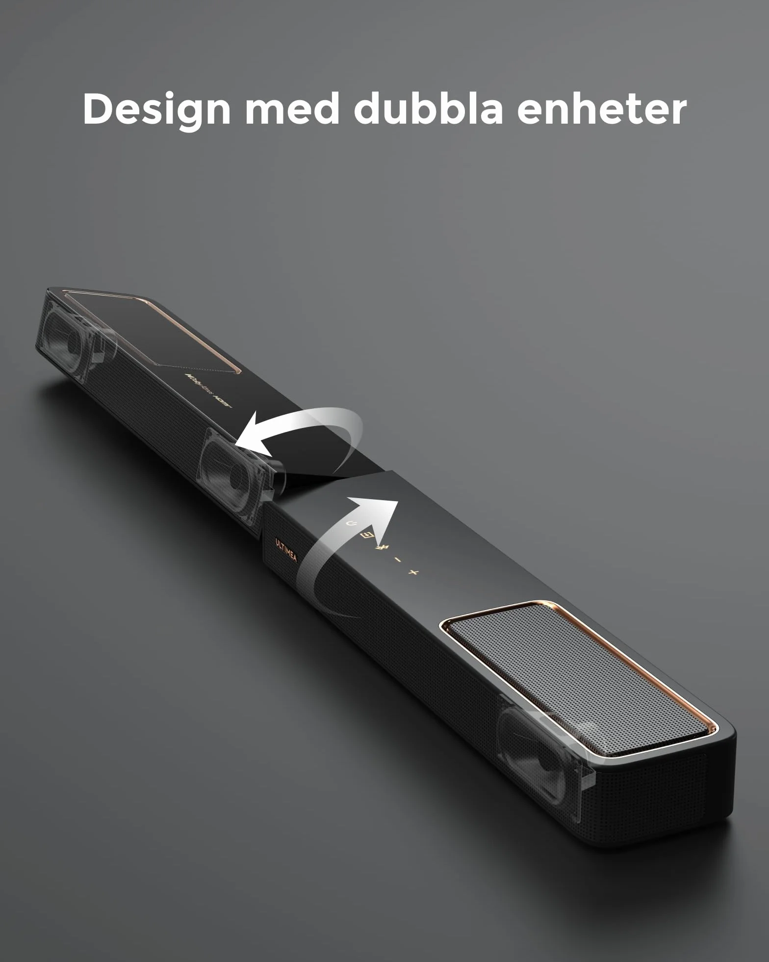 ULTIMEA Skywave F40 Boom 5.1.2ch Soundbar Dolby Atmos Bezprzewodowy subwoofer 460 W HDMI eARC BT 5.4