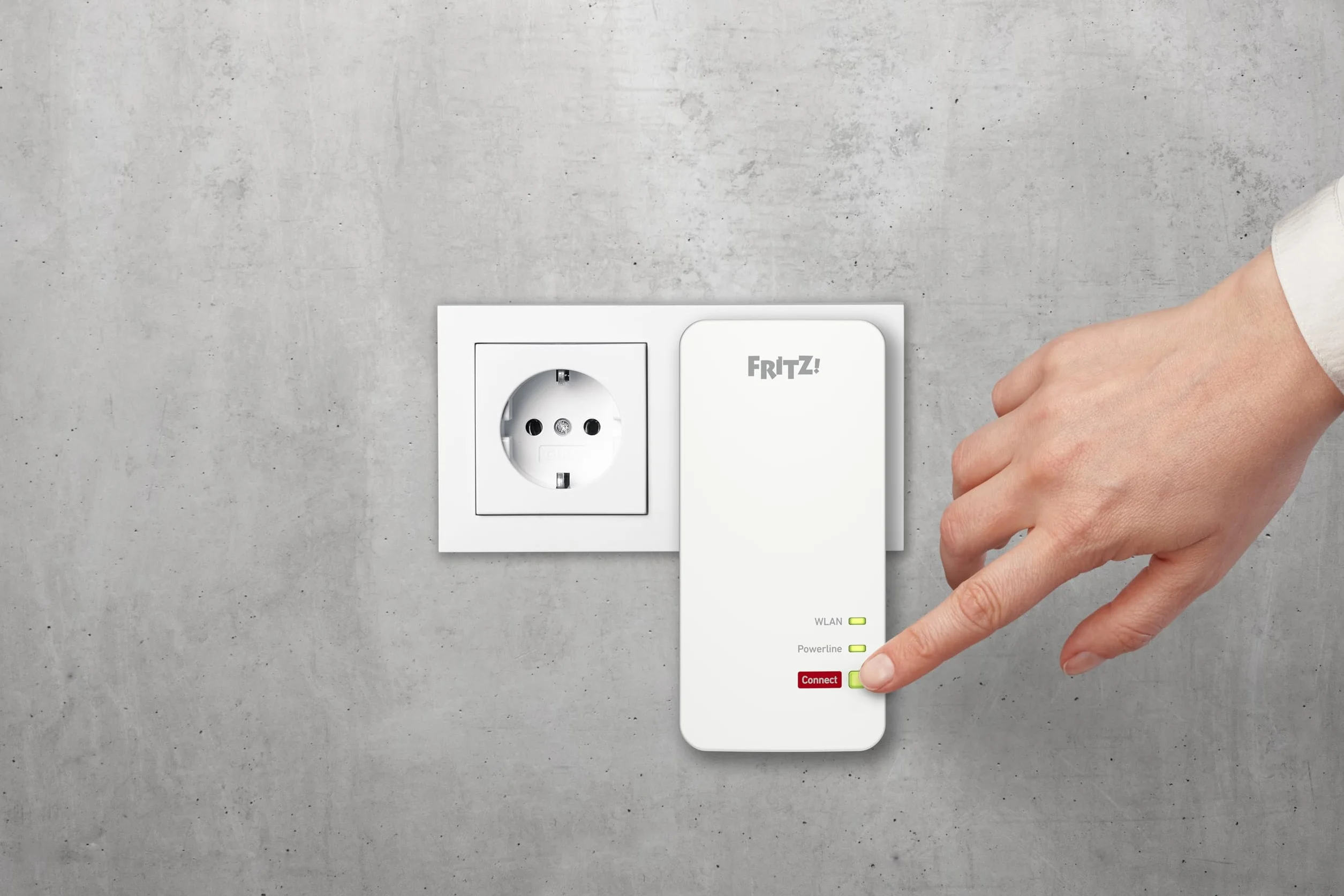 AVM FRITZ!Powerline 1240 AX WLAN Set Edition International, zestaw przedłużaczy do sieci elektrycznej 1200 Mbit/s, Wi-Fi 600 Mbit/s