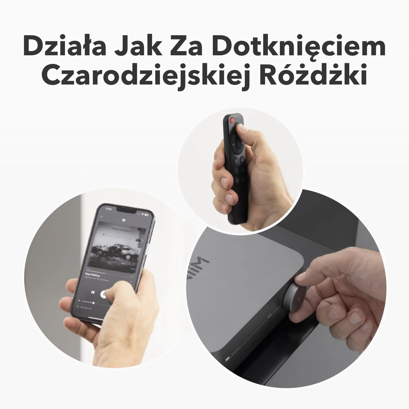 WiiM Amp Wzmacniacz Strumieniowy Multiroom AirPlay Google Cast Alexa HDMI Sterowanie Głosowe Space Grey