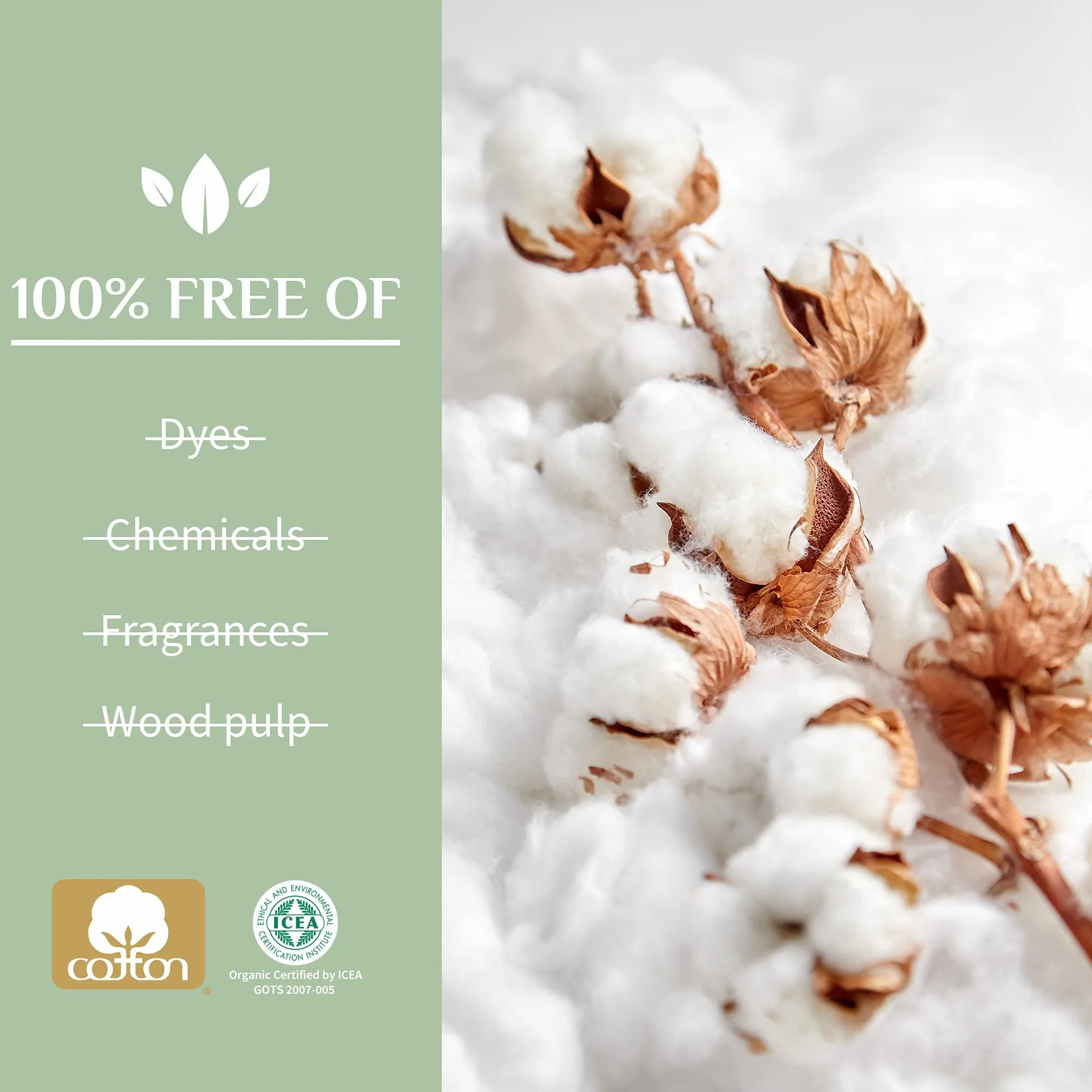 Organyc, Podpaski ze 100% organicznej bawełny certyfikowanej do stosowania podczas krwawienia intensywnego - 1 opakowanie zawiera 10 sztuk