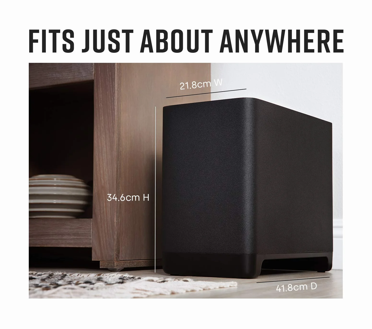 Polk Audio React Sub, bezprzewodowy subwoofer do Polk React Soundbar