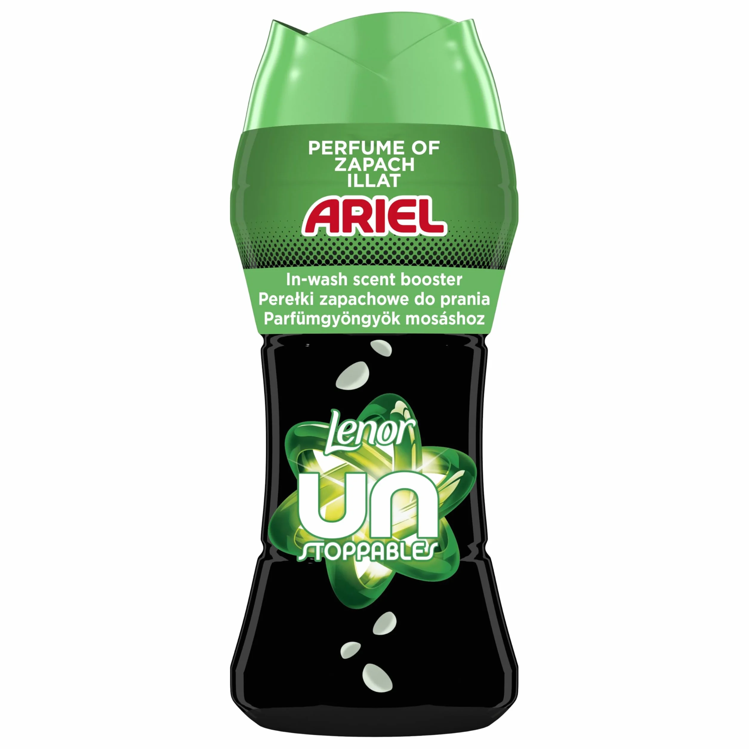 Lenor Unstoppables Scent of Ariel 195g, Perełki zapachowe zapewniają długotrwałą świeżość aż do kolejnego prania