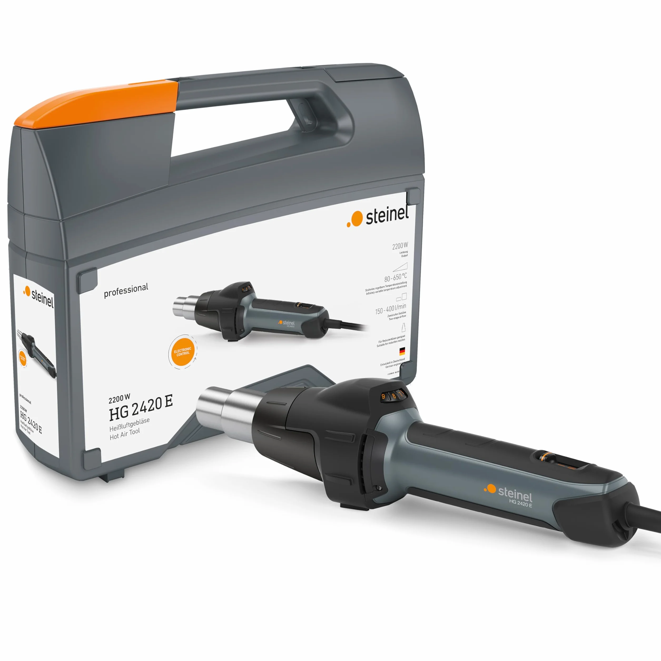 Steinel Opalarka HG 2420 E 2200 W 650°C 500 l/min w walizce