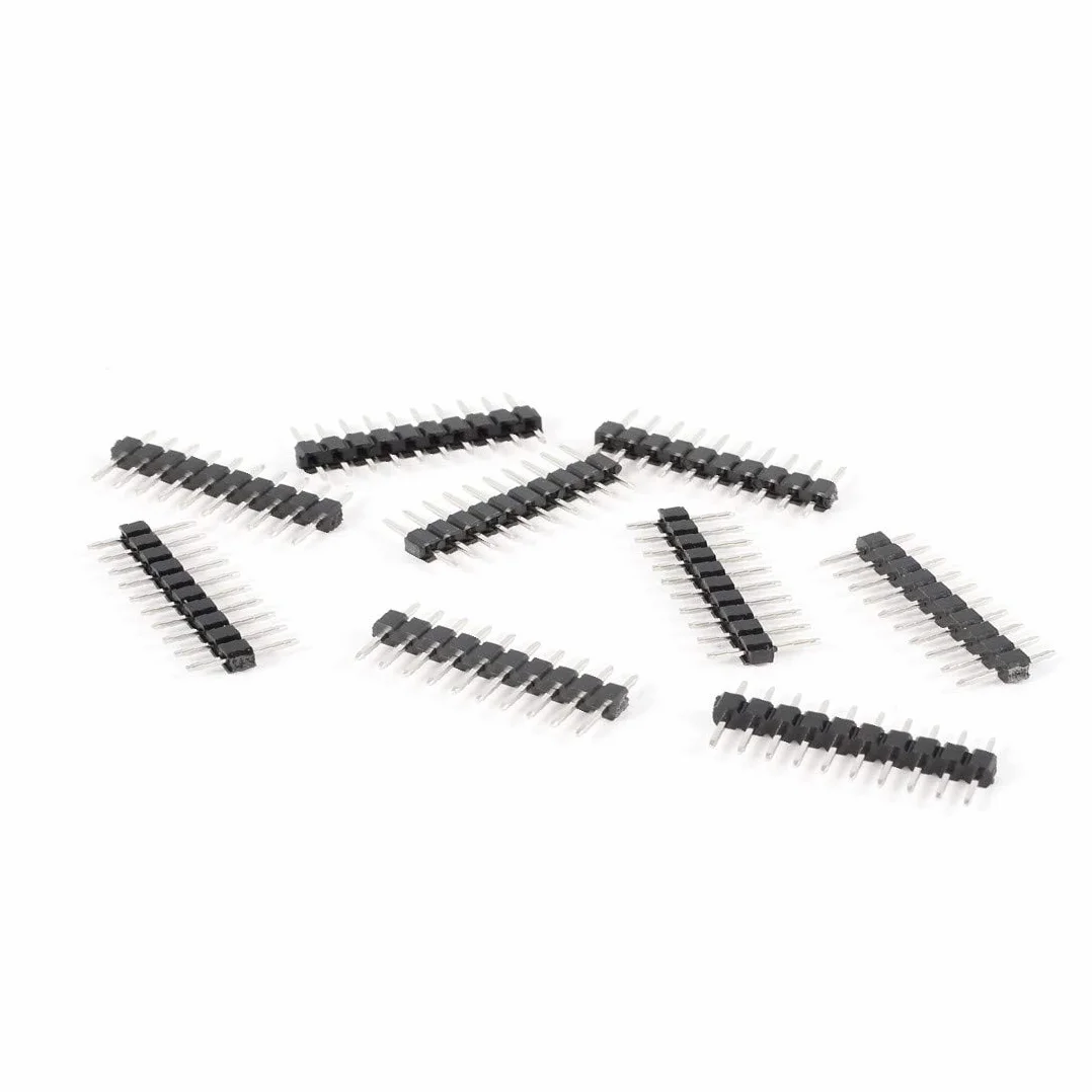 10 sztuk jednorzędowe 2mm skok 10 pinów prosty nagłówek złącza(10pcs einreihig 2mm Pitch 10 Pins Straight Connector Header