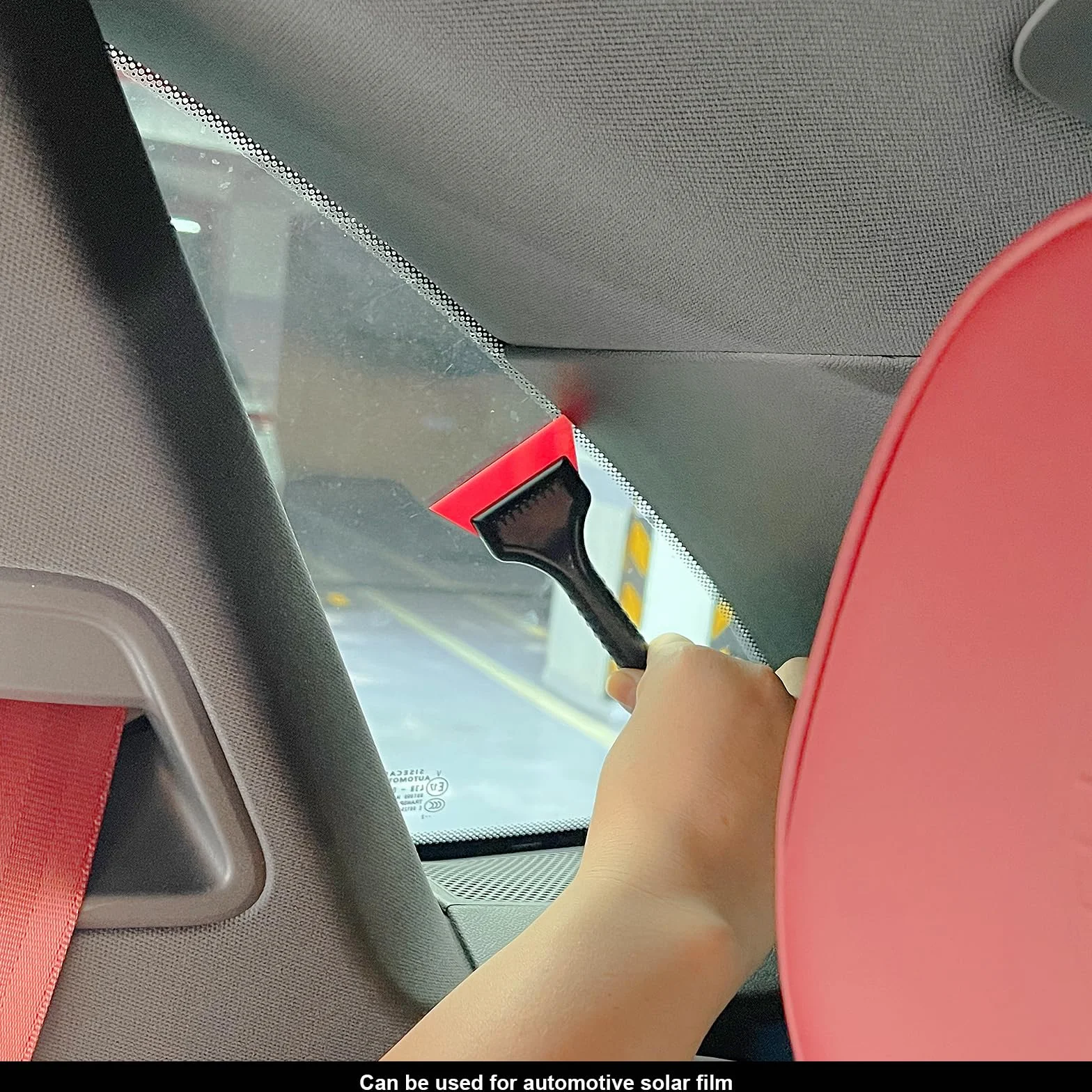 EHDIS Zestaw narzędzi do folii, 3 sztuki, zestaw rakli o 3 różnych stopniach twardości, mini ściągacze, do folii przyciemniającej samochodu, folii okiennej, zestawu do odbarwiania okien, lusterka