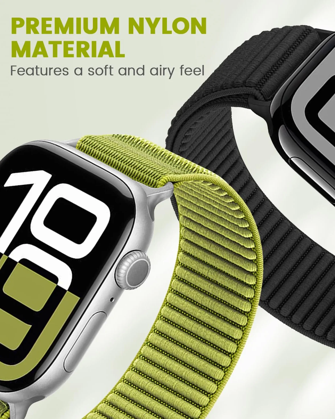 SimpleThings nylonowy pasek sportowy do Apple Watch 46 mm, 45 mm, 44 mm, 42 mm, 41 mm, 40 mm, 38 mm, sportowy pasek Trail Loop do iWatch Series 11/10/9/8/7/6/5/4/3/2/1, SE, dla kobiet i mężczyzn