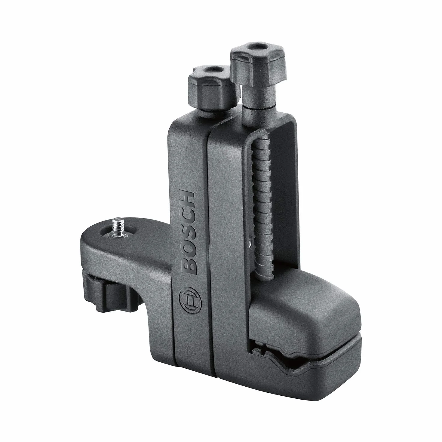 Bosch Home and Garden Uniwersalny uchwyt Bosch MM 3 (zakres mocowania 3 – 70 mm i regulacja wysokości w zakresie do 60 mm umożliwiają szybkie i elastyczne pozycjonowanie laserów krzyżowych)