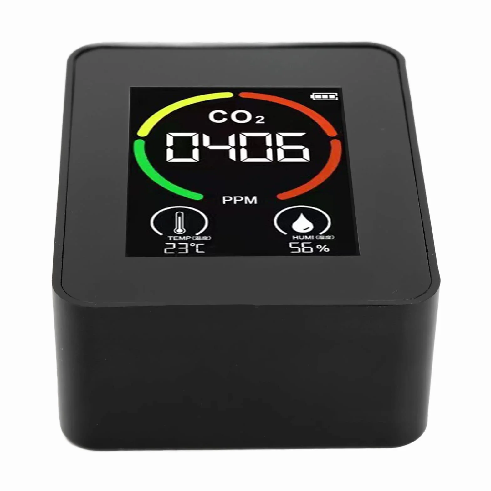 Detektor CO2 Monitor Jakości Powietrza z Czujnikiem TVOC, Monitor w Czasie Rzeczywistym, łatwy Odczyt, Szerokie Możliwości
