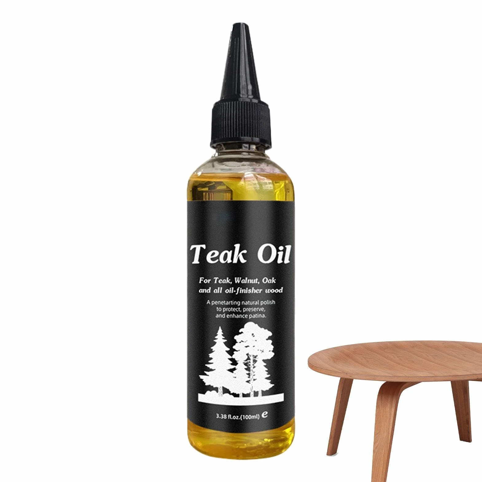 Wood odżywka olejowa, 100 ml, twarda renowacja mebli, nie-szary olej tekowy, stół z drewna, biurko, półka, ochrona drewna, formuła