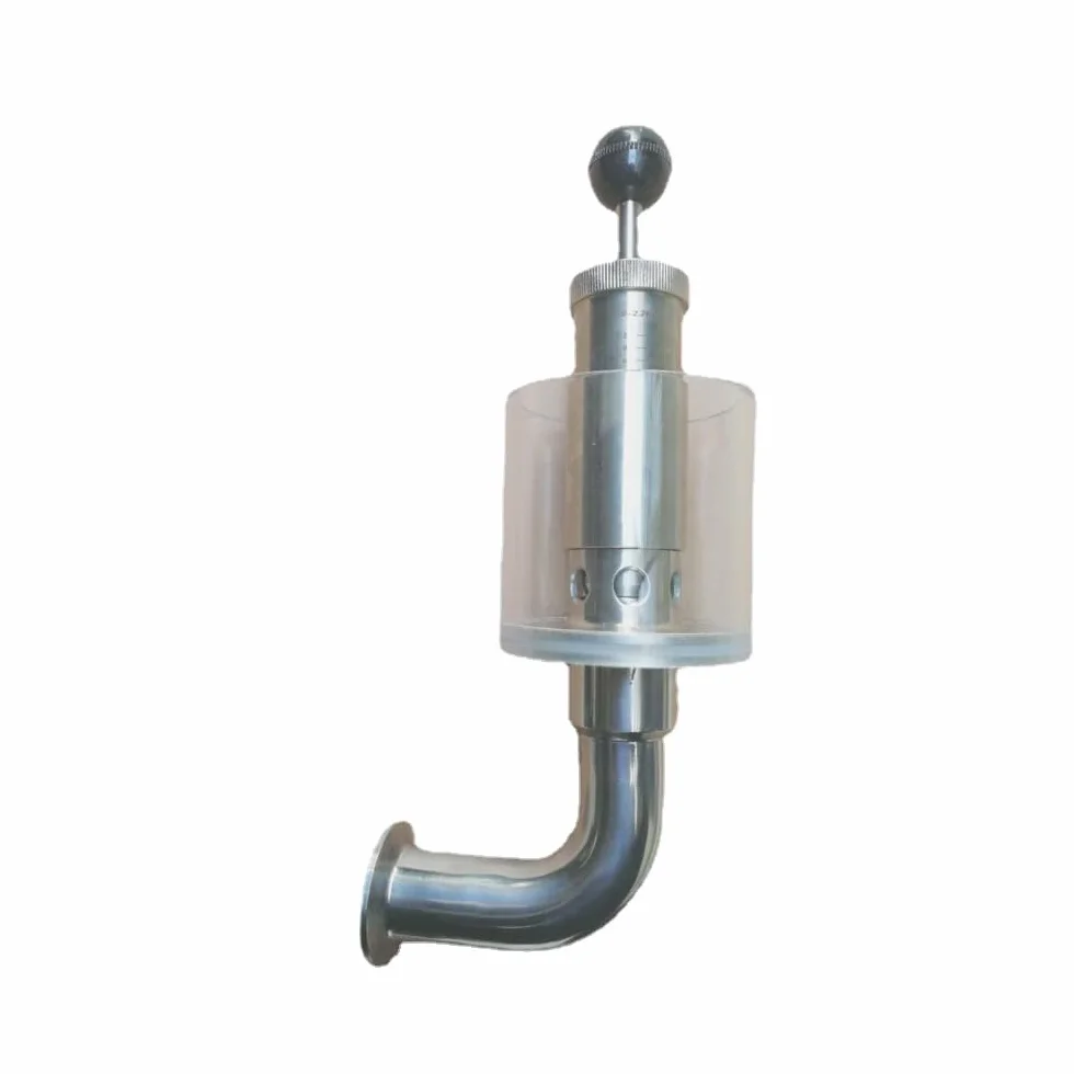 1,5 "tri-clamp 0,2-2,2 Bar regulowany zawór bezpieczeństwa nadmiarowy ciśnienia sanitarny napar piwny ze stali nierdzewnej SUS304