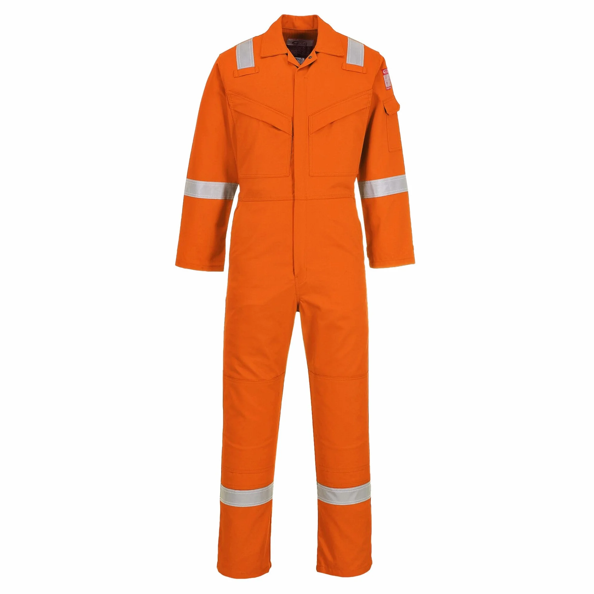 Portwest FR21 Super Lekki Antyelektrostatyczny Kombinezon, Regularny, Pomaranczowy, L