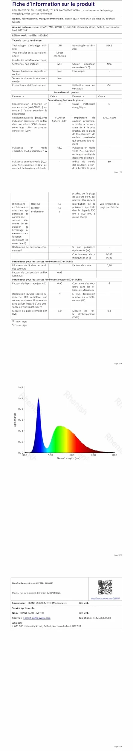Biała Lampa Sufitowa LED | Nowoczesna Okrągła Lampa Dziecięca | Gwiazda Gwiaździste Niebo Dzieci Światło | Ø55cm 48W | Możliwość Przyciemniania Za Pomocą Pilota | Pokój Dziecięcy Chłopcy Dziewczęta