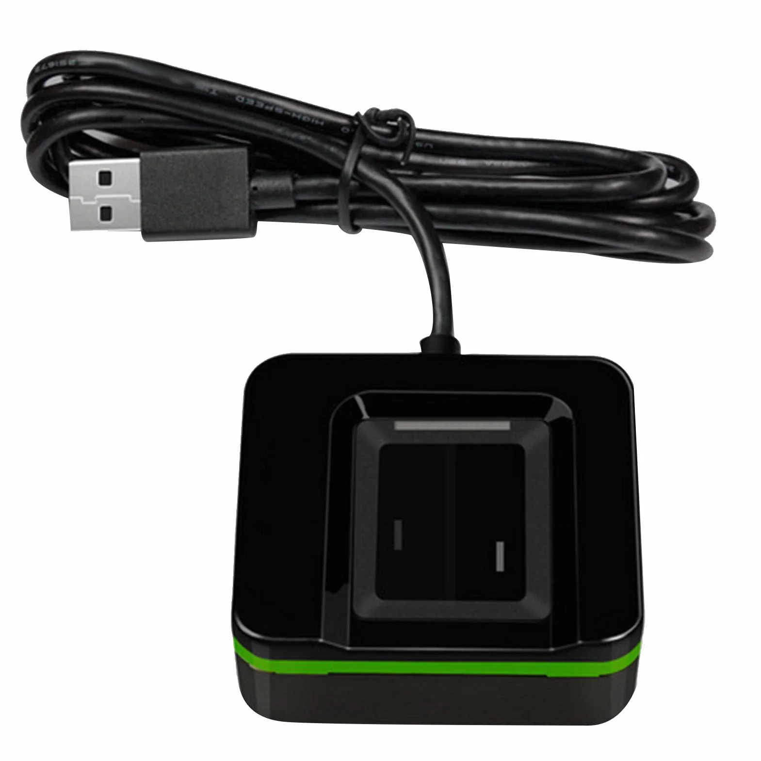 Tnfeeon Czytnik Linii Papilarnych USB, Biometryczny Skaner Linii Papilarnych z Kablem o Długości 5,9 Stopy do Komputera PC, moduł Zbierający USB Typu Plug and Play (ZKLIVE20R)