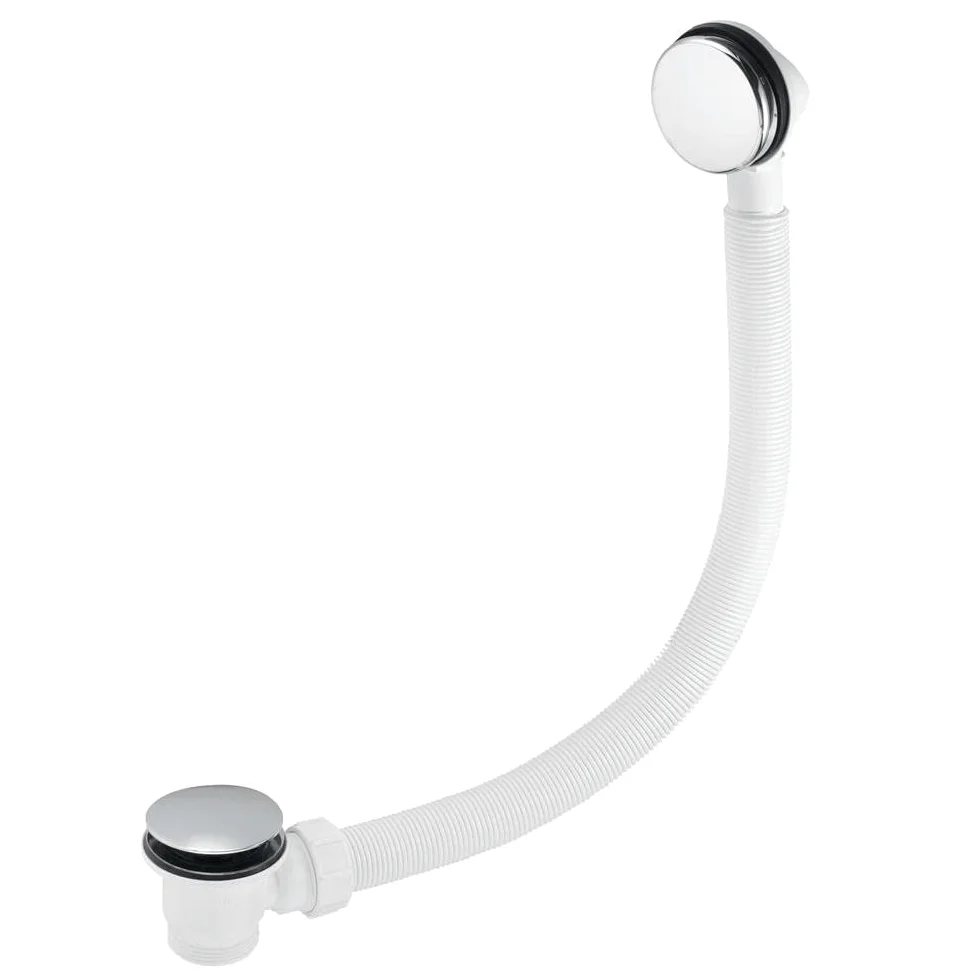 McAlpine CBWF70CB klips do wanny odpady i przelewy, chrom i biały
