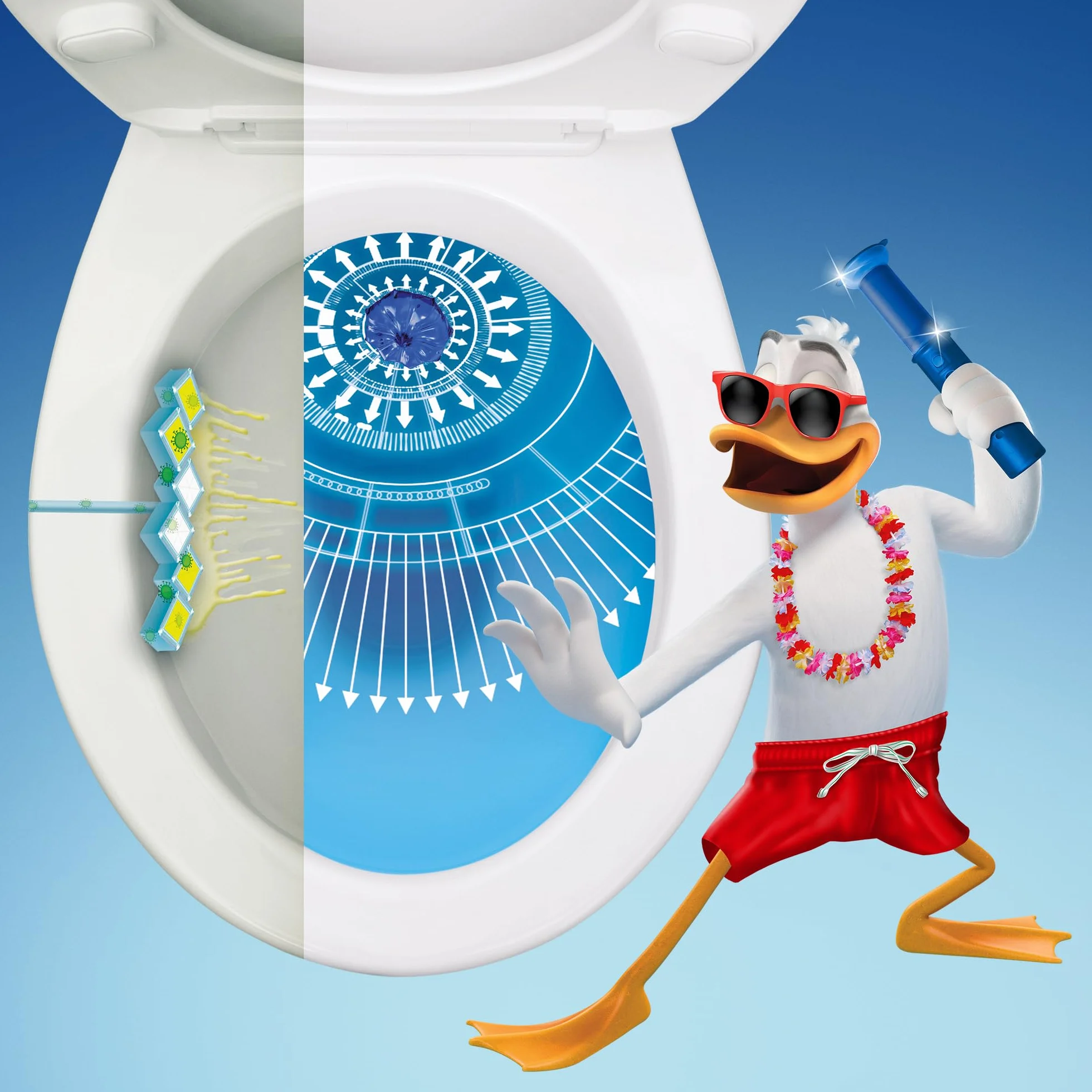 Duck® Fresh Discs® Lavender - podwójny zapas do toalety o zapachu lawendowym - krążek czyszczący do WC 2 x 36ml