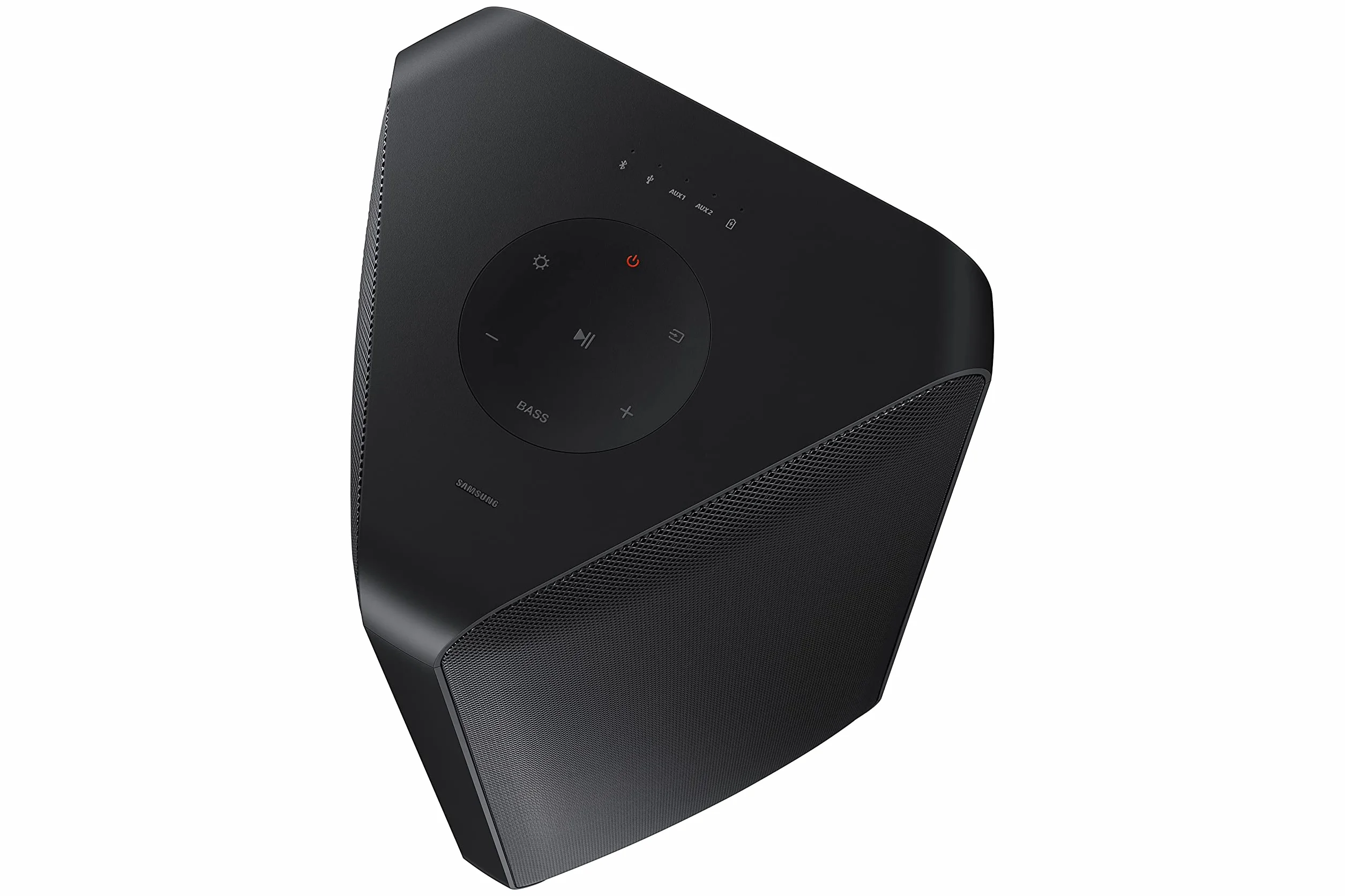 Samsung ST50B Sound Tower (2022) – Głośnik Sound Tower 240W 2.0 ch Przenośny, Wbudowany 4 głośnik, Wodoodporny, Light i Audio Party, Bass Booster, Tryb Karaoke, Połączenie Bluetooth