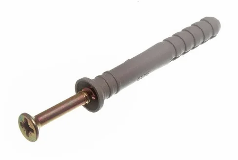 250 x młotek nylonowy w ramce kołki i śruby murarskie M8 x 60 mm
