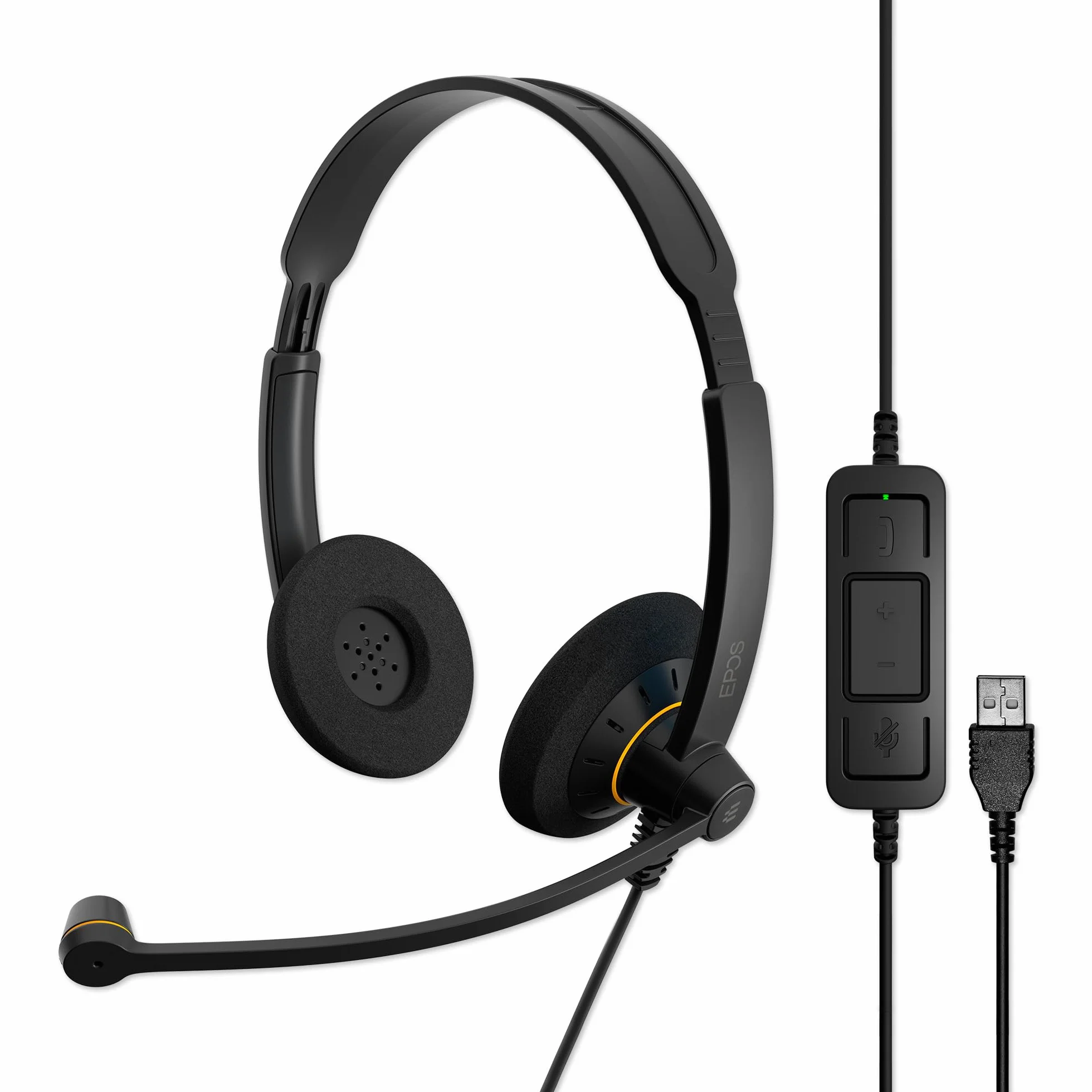 EPOS SENNHEISER Impact SC 60 USB ML dwustronny zestaw słuchawkowy UC z certyfikatem In-Line Call Control dla Skype for Business