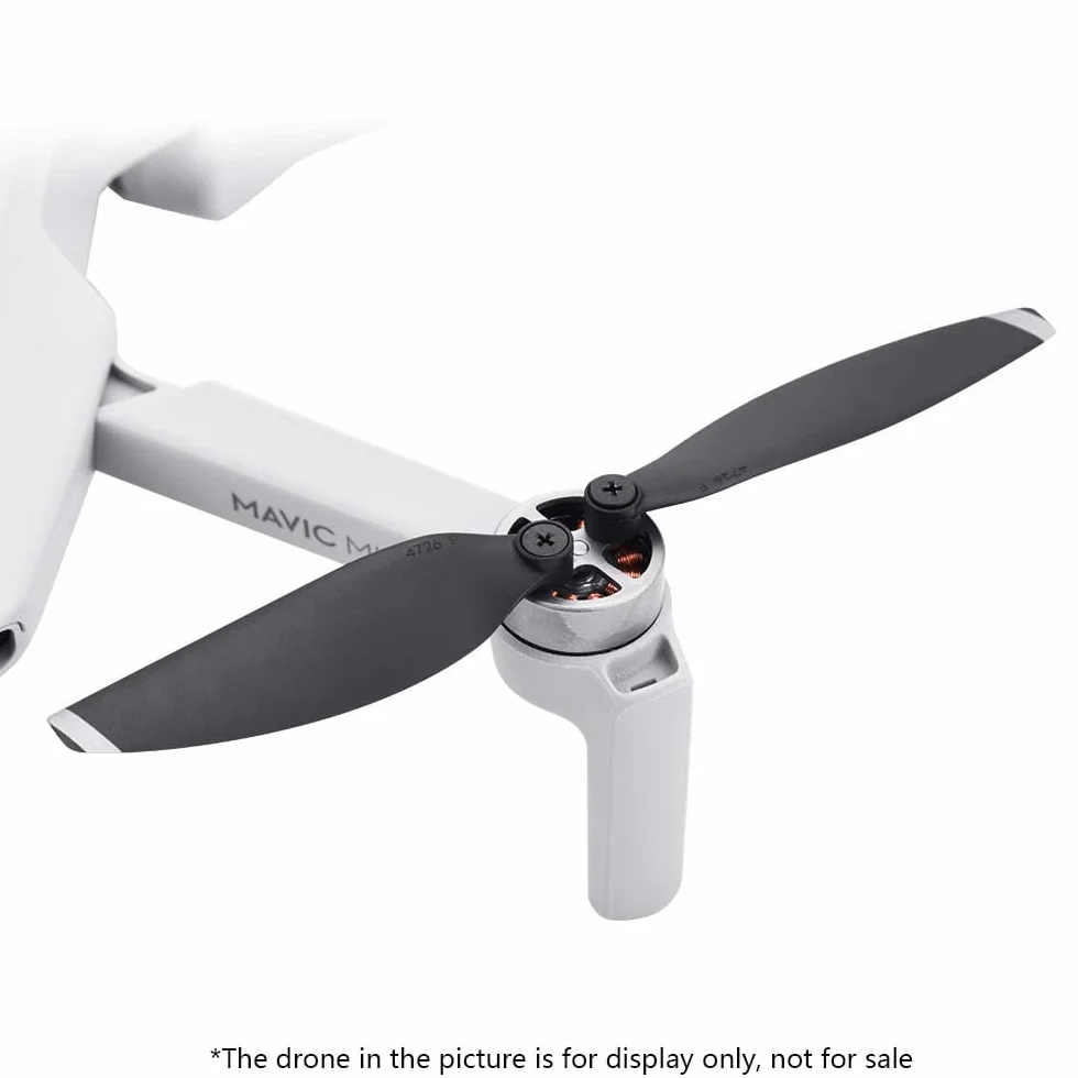 Śmigła do DJI Mavic Mini WANGCL 2 pary, niski poziom hałasu, srebrne wykończenie