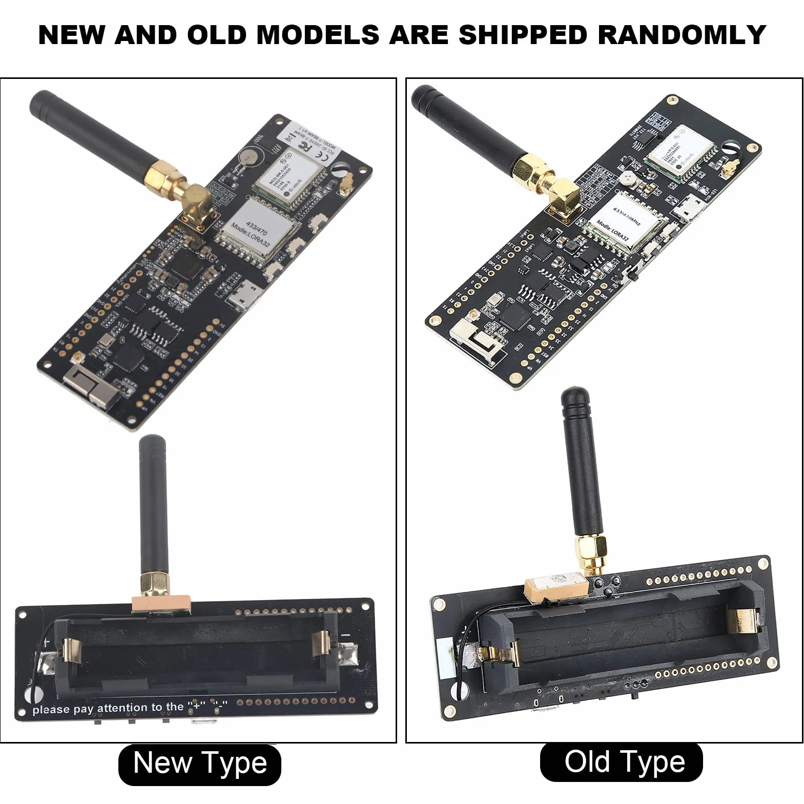 ERP32 bezprzewodowa płytka modułu WiFi, do TTGO T-Beam ESP32 LoRa 433 MHz bezprzewodowa płyta modułu GPS REV1 z podstawą baterii