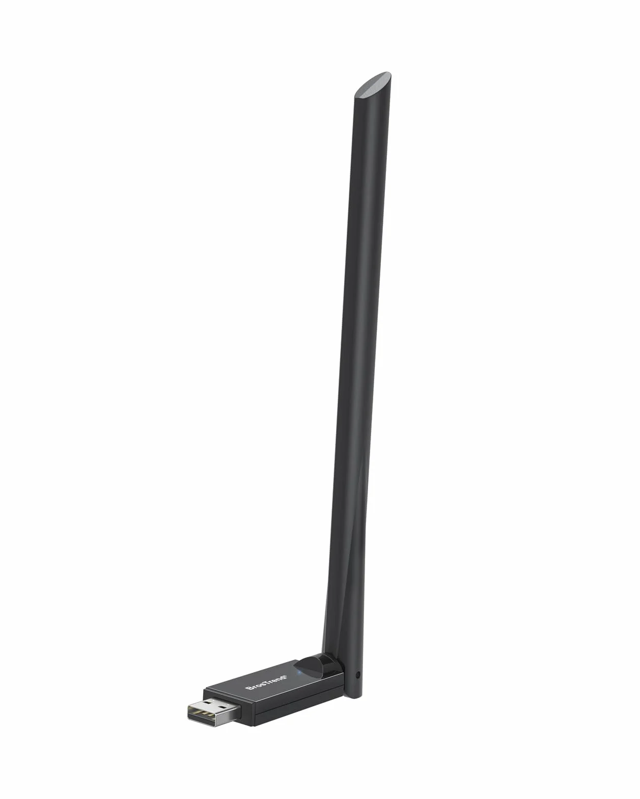 BrosTrend AX900 USB WiFi 6 Adapter do PC Laptop, klucz sprzętowy WiFi o dużym zasięgu, Antena o wysokim wzmocnieniu 6dBi, dwuzakresowy 5 GHz + 2,4 GHz, adapter bezprzewodowy do systemu Windows 11/10/7