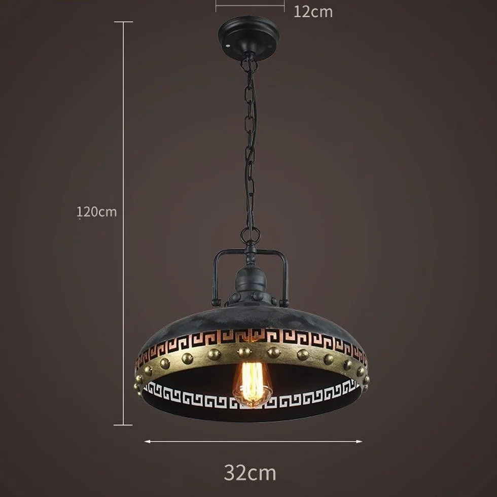 Żelaza Wisiorek Dekoracja Renowacja Retro Przemysłowe E27 Nostalgiczne Wiszące Oświetlenie Wewnętrzne Stół Jadalnia Metalowy Żyrandol Ccsufit Droplight Oświetlenie