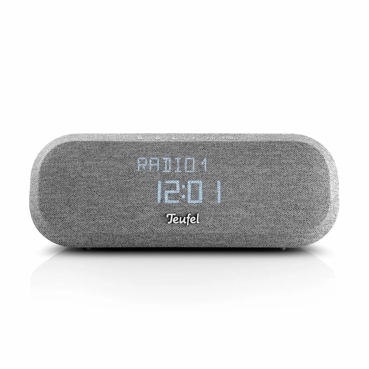 Budzik Teufel Radio ONE HiFi - głośnik Bluetooth z radiem DAB+/FM, funkcjami budzenia, wyłącznikiem czasowym - białe