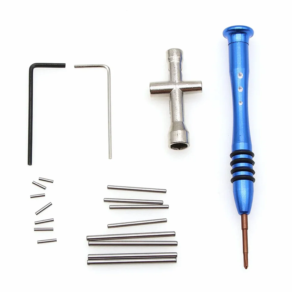 DollaTek Zestaw ?rub RC Box Tool Bolt Swing Naprawa ?ruby Box do Weili 1/14 144001 RC Auto