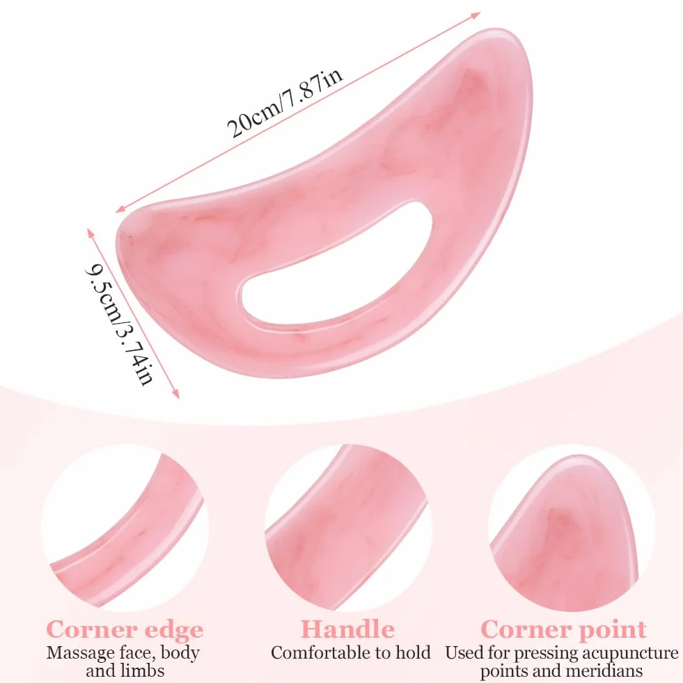 ACWOO Duży masażer gua sha, narzędzie do masażu gua sha, duży masażer limfatyczny, masażer cellulitowy, do nóg, pleców, twarzy, szyi, rozluźnienia mięśni i łagodzenia bólu, usuwanie zmęczenia
