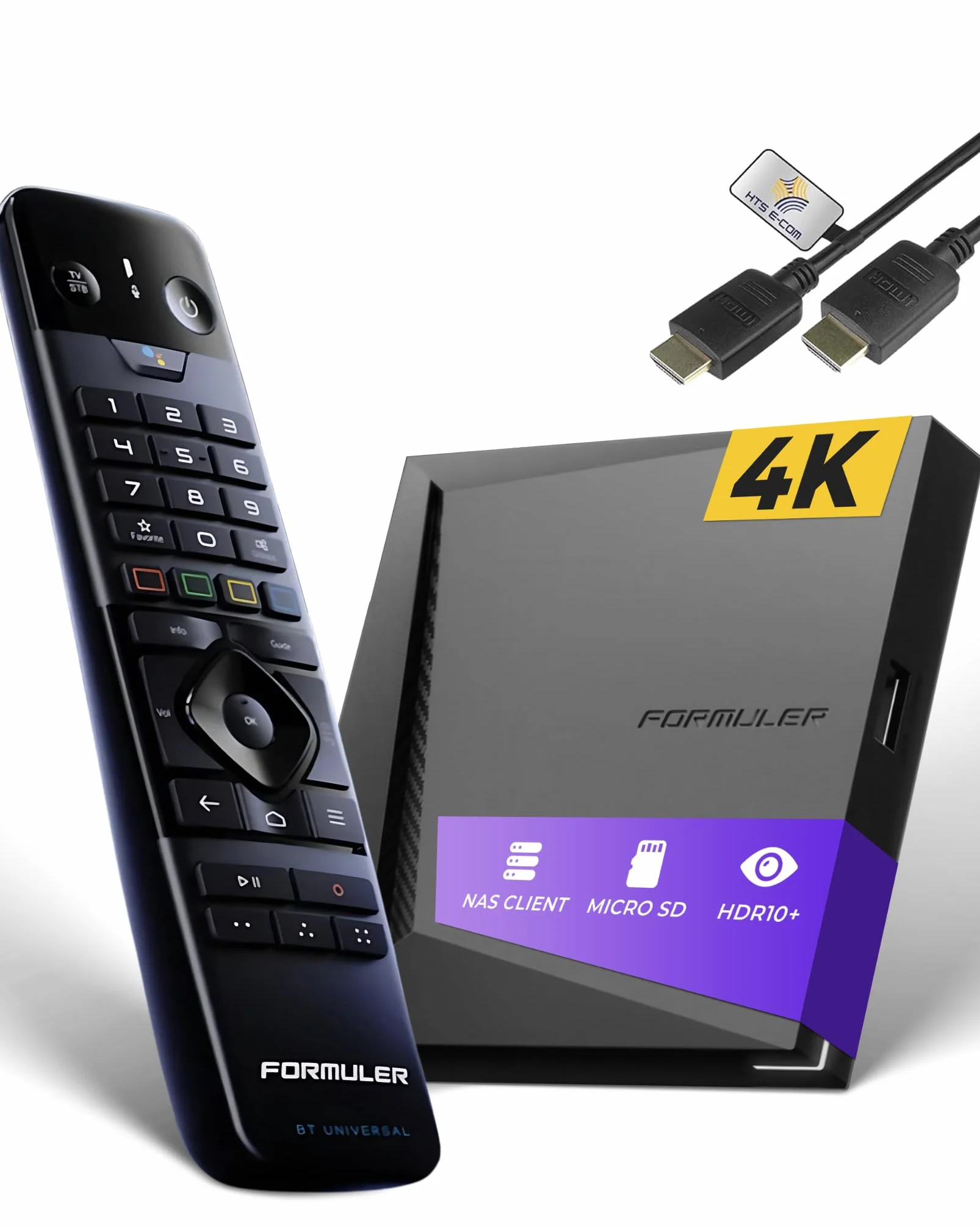 Formuler Z11 PRO MAX 4K BT1-Edition Android 11 OTT odtwarzacz multimedialny, 4K UHD HDR10+ Smart OTT IP Media Streaming Box, Wi-Fi, pilot BT, obsługa Widevine L1, aplikacja MYTVOnline3, kabel HTS