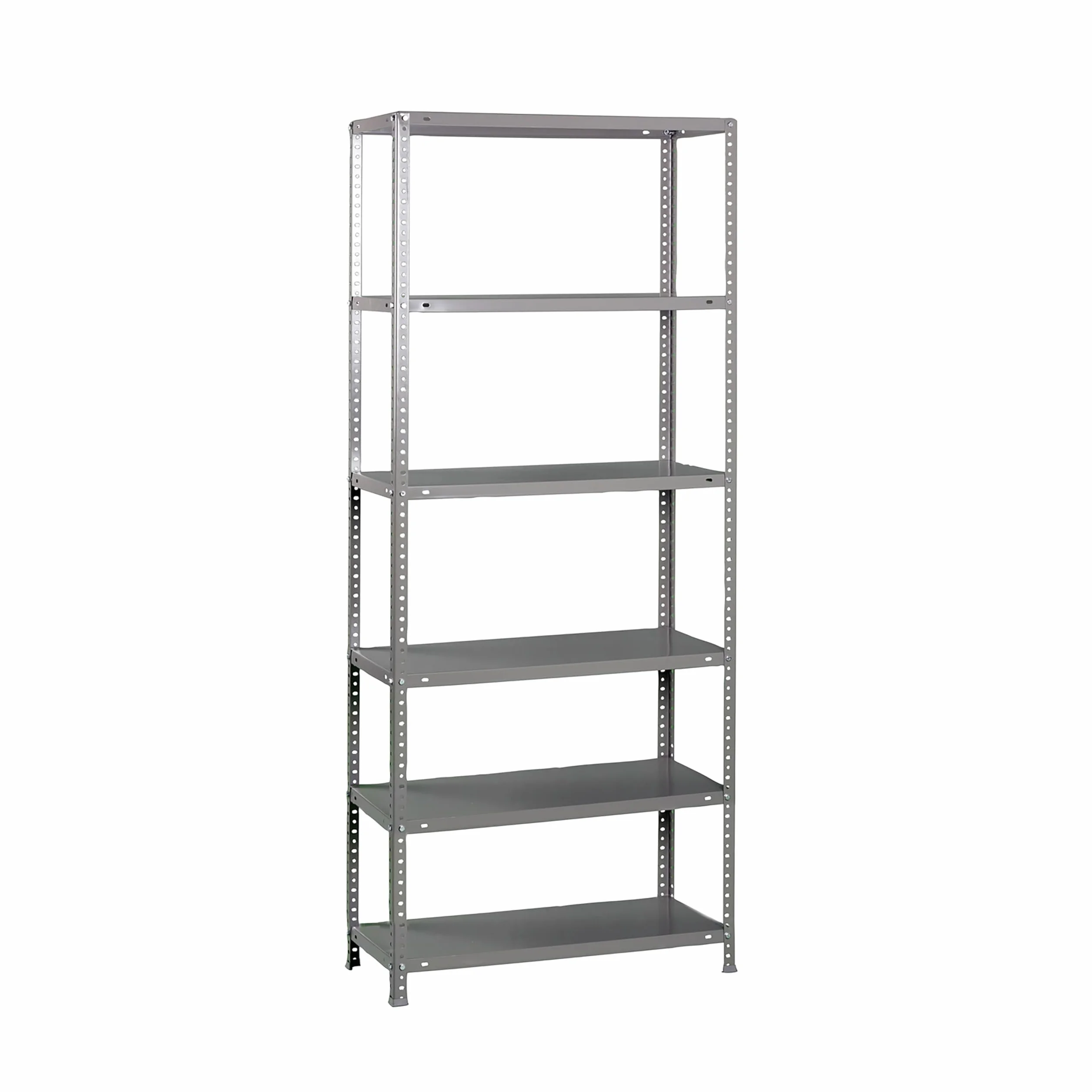 Simon Rack Regał metalowy 2000x1100x400 mm, 6 półek, nośność 75 kg na półkę, regał magazynowy i garażowy, stabilna konstrukcja, łatwy montaż, kolor Szare – Simon Classic